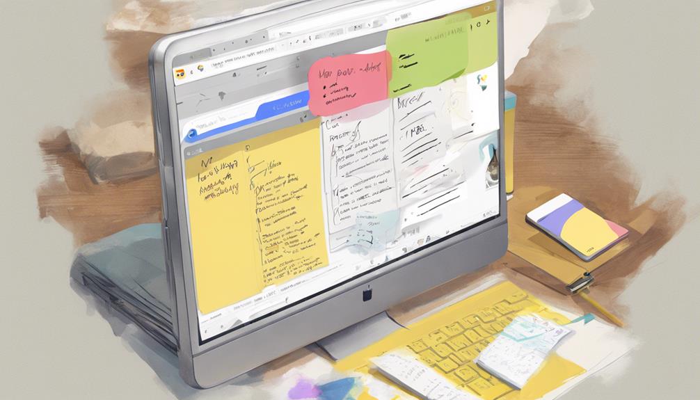 organized note taking with color