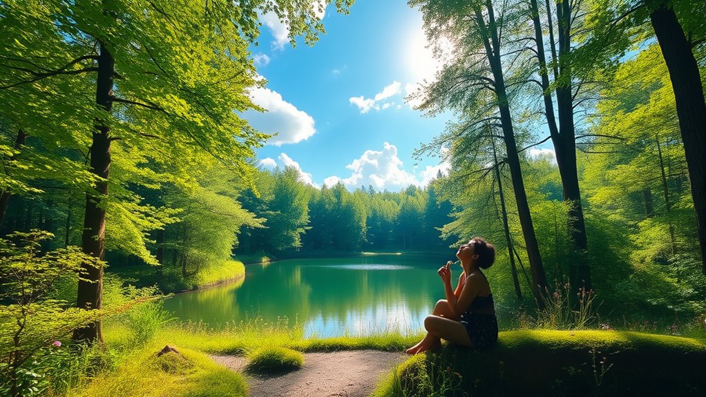 20 minutes outdoors reduces stress