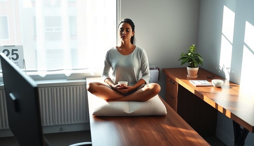 desk quiet mindfulness techniques