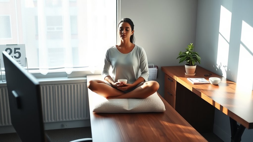 desk quiet mindfulness techniques