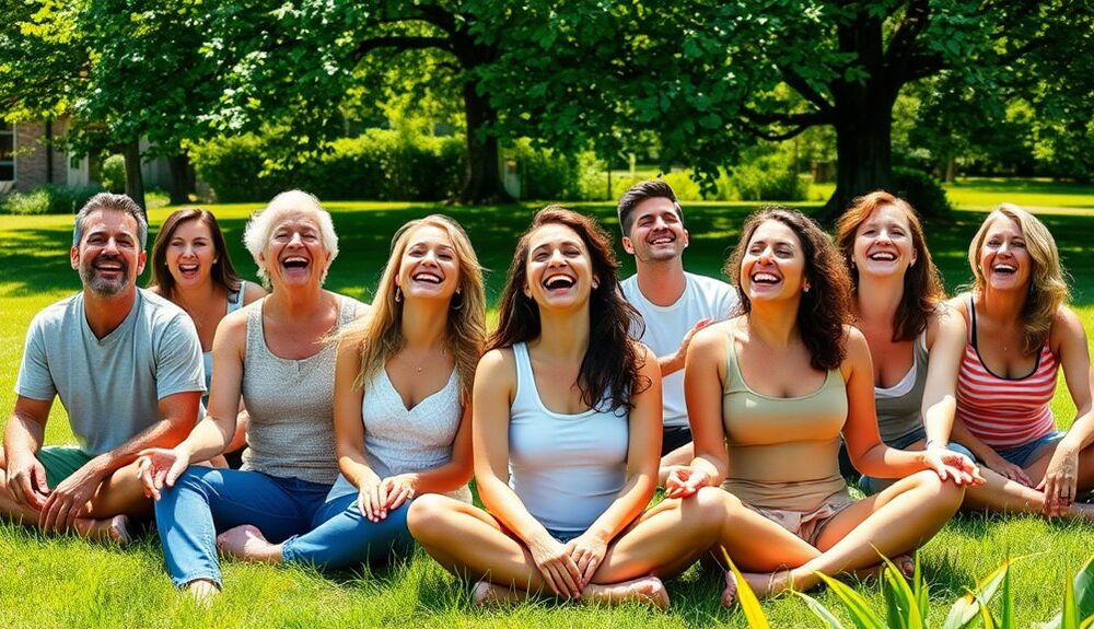 laughter yoga promotes joy