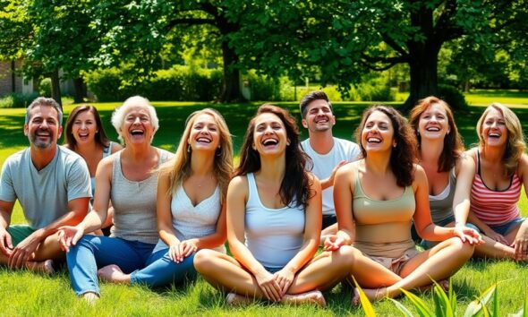 laughter yoga promotes joy