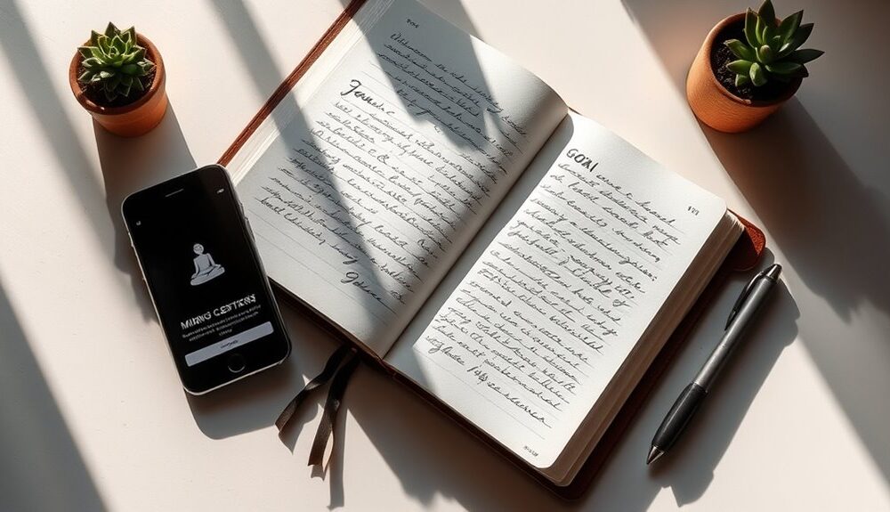 meditation and goal logging