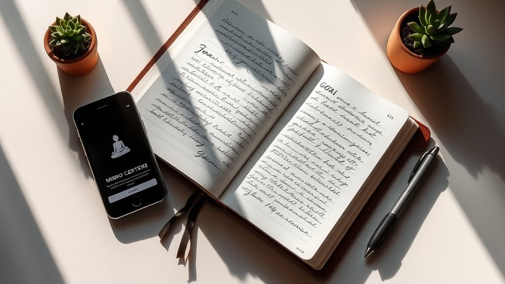 meditation and goal logging