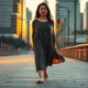 mindful walking during commutes