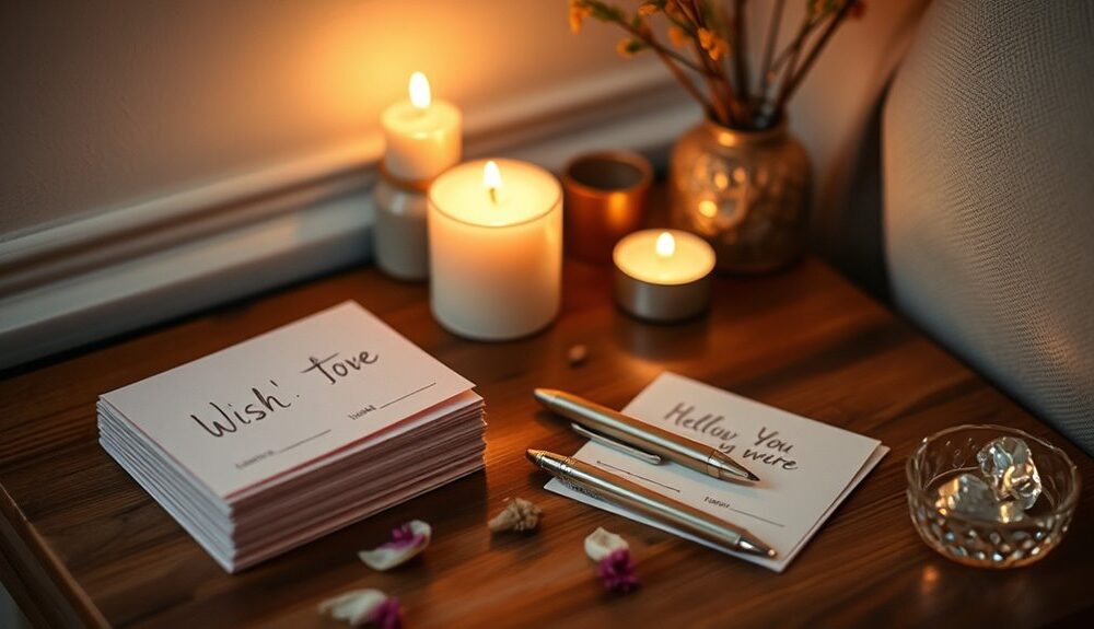 personal wish note ceremony
