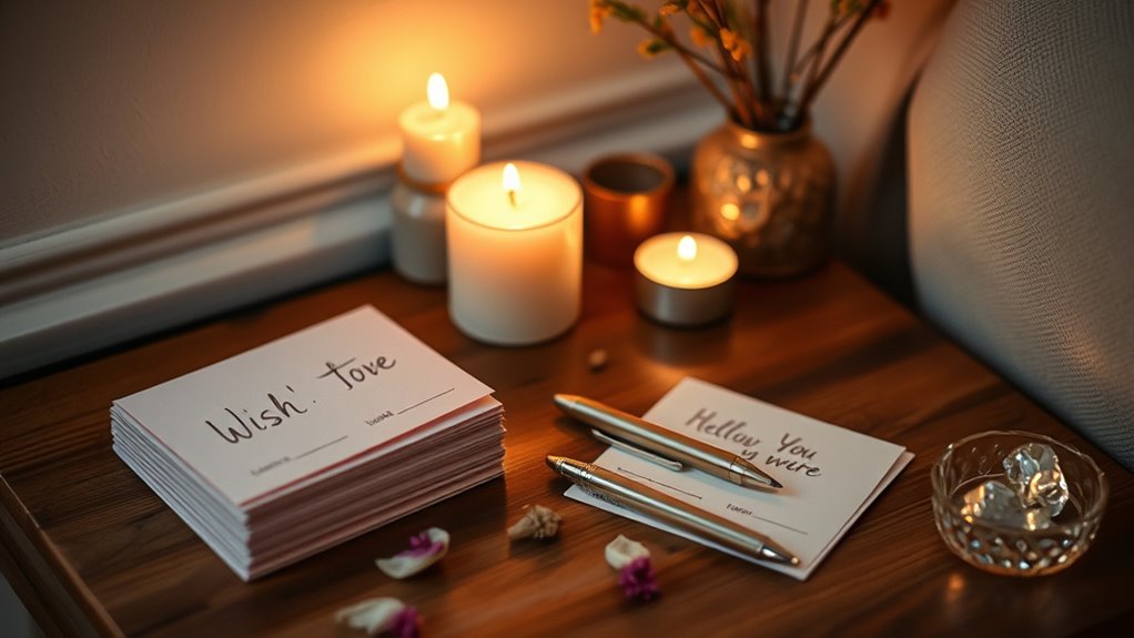 personal wish note ceremony