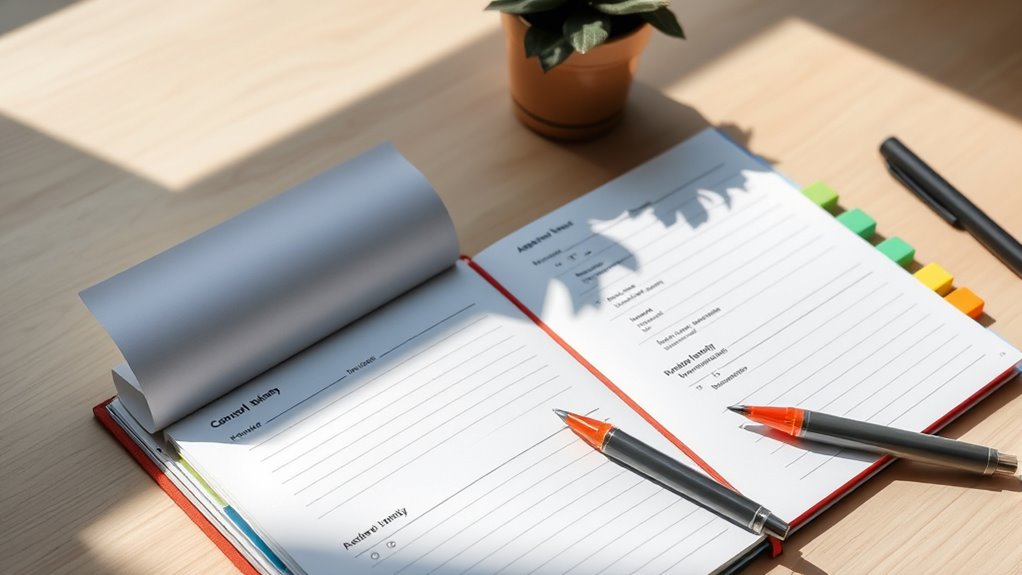 using color to organize schedule