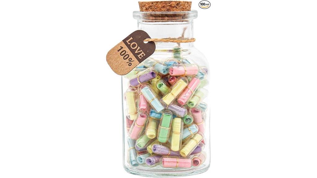 100pcs message in bottle