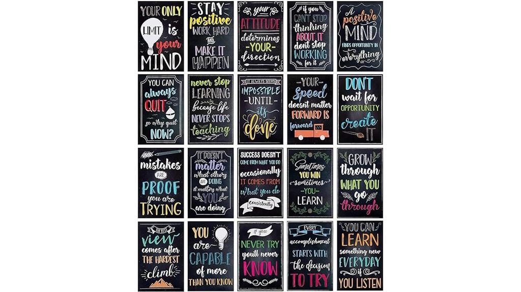 20 motivational classroom posters