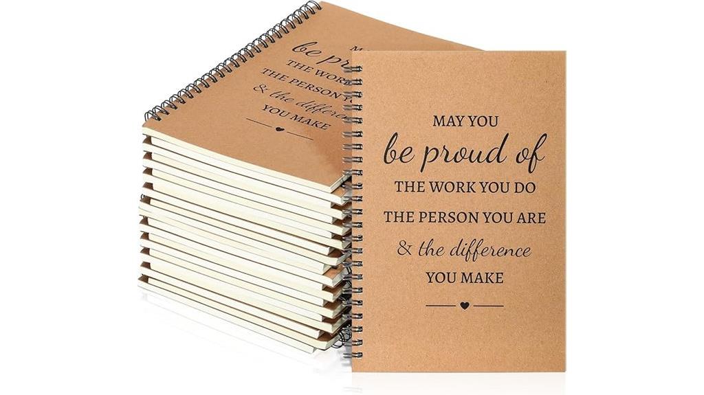 24 spiral notebook set