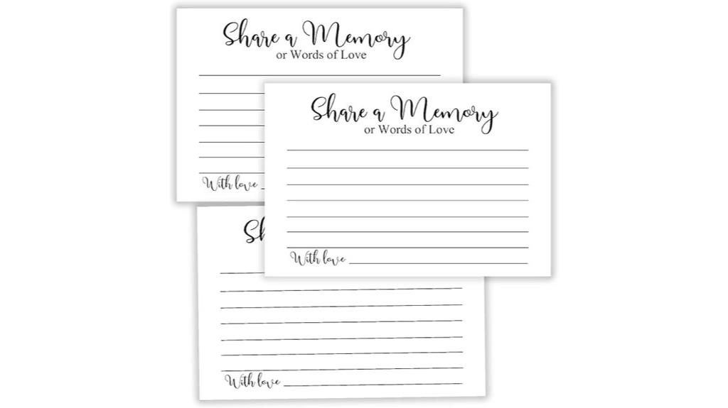 50 pack 4x6 memory cards