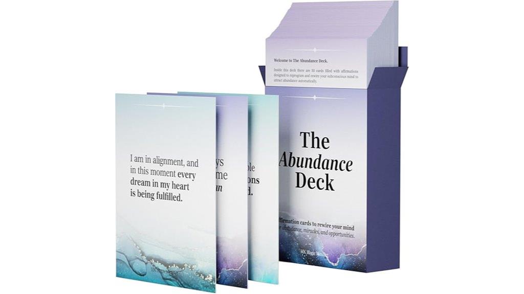 abundance affirmation card deck