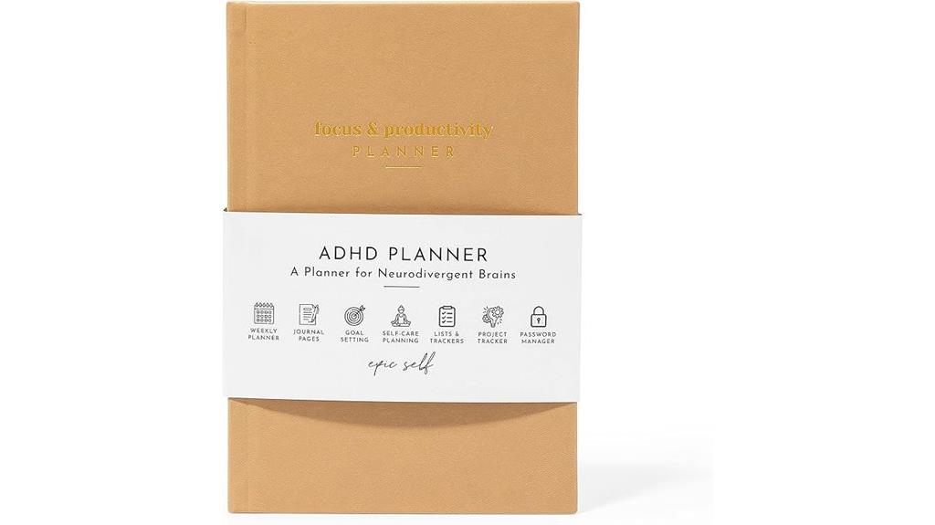 adult adhd focus planner
