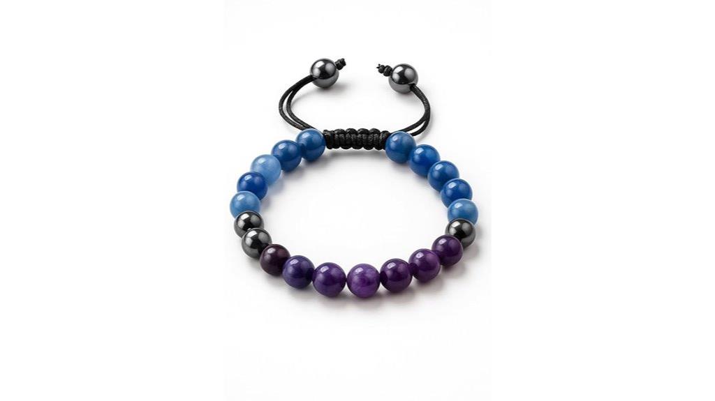 alcohol recovery crystal bracelet