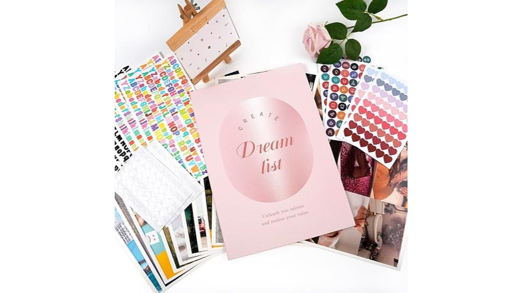 anime inspired vision board kit