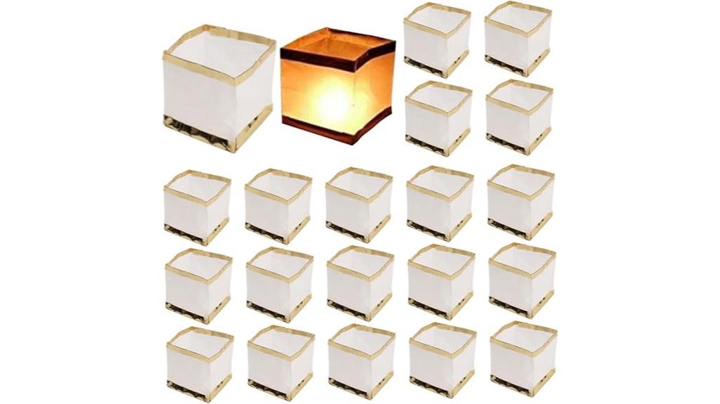 biodegradable pool lanterns