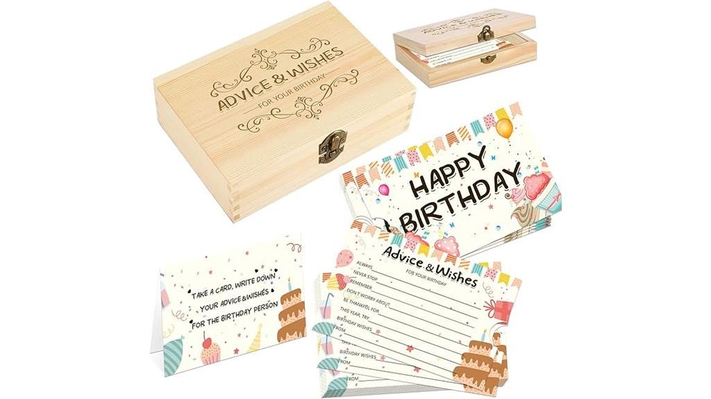 birthday cards and guest books