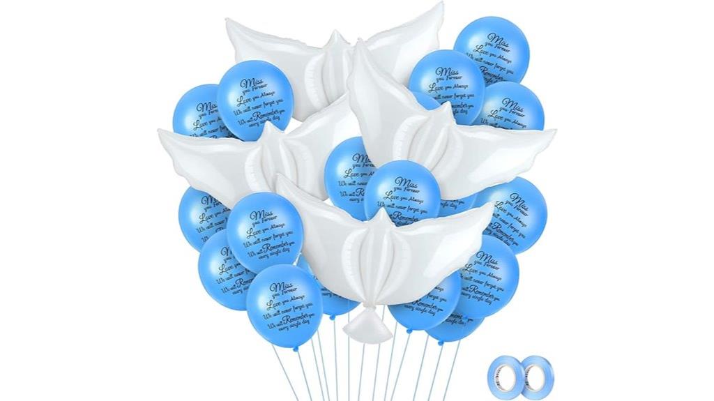 blue sky release balloons
