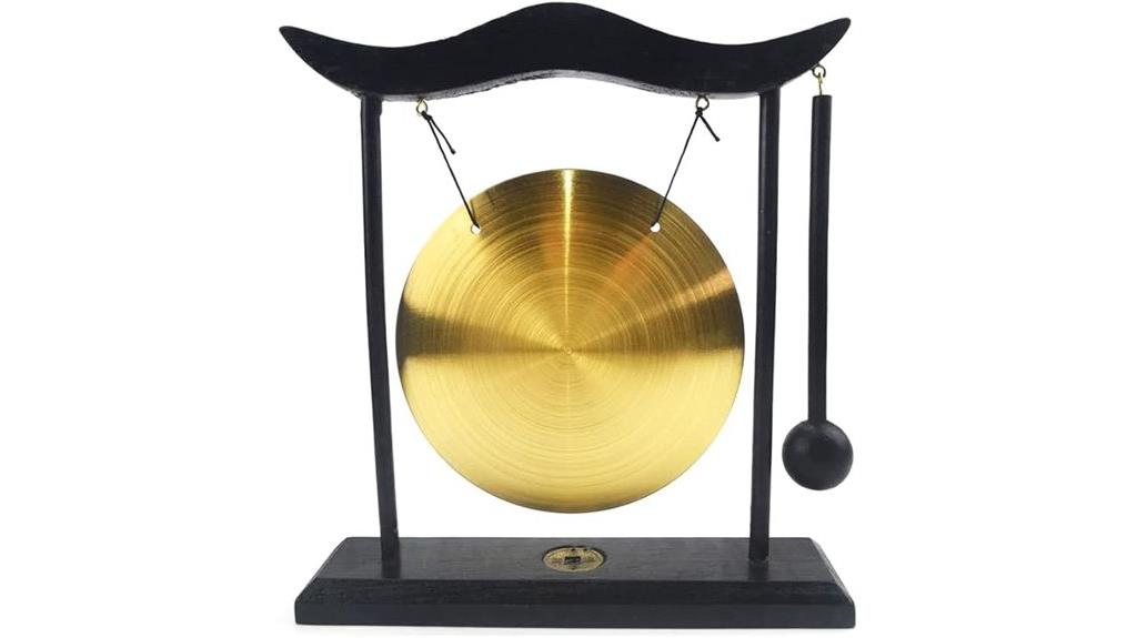brass feng shui gong
