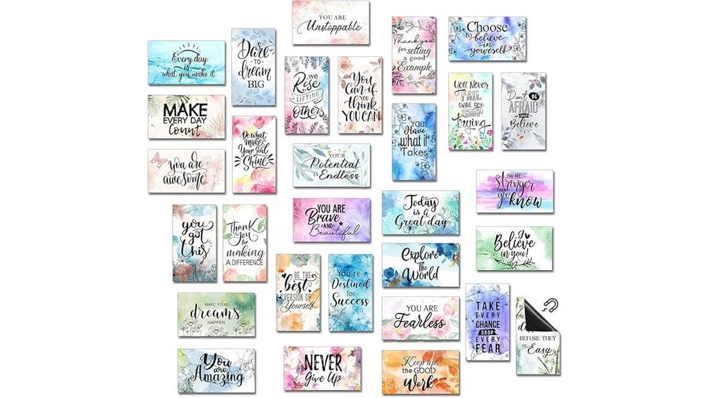 bulk inspirational magnet set