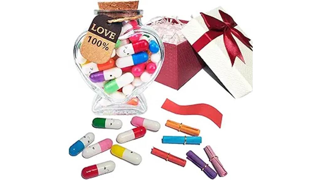capsule letter gift box