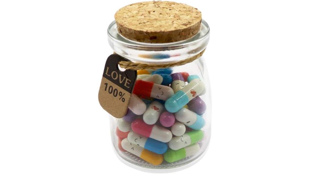 capsule message glass bottles