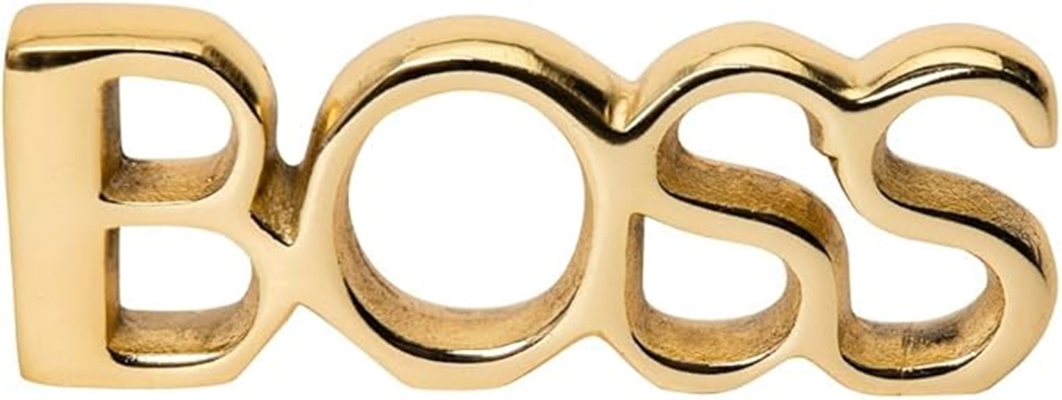 cast metal motivational word