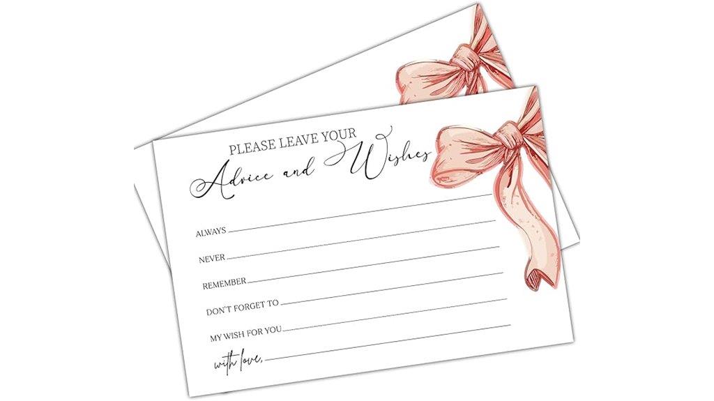 celebration wishes and advice cards