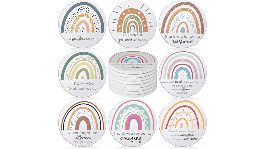 ceramic coasters with cork