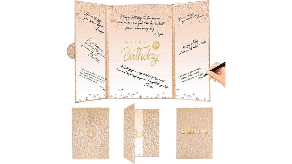 champagne gold birthday decor