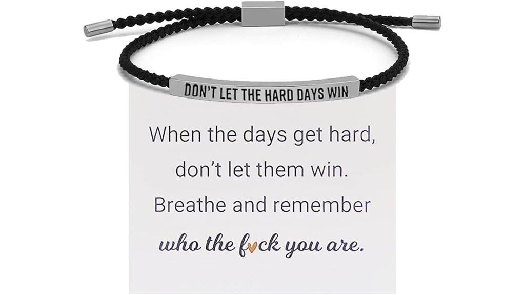 choice inspirational braided bracelet