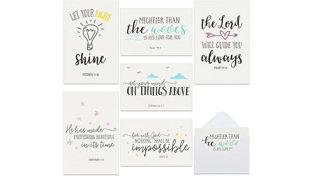 christian encouragement cards pack