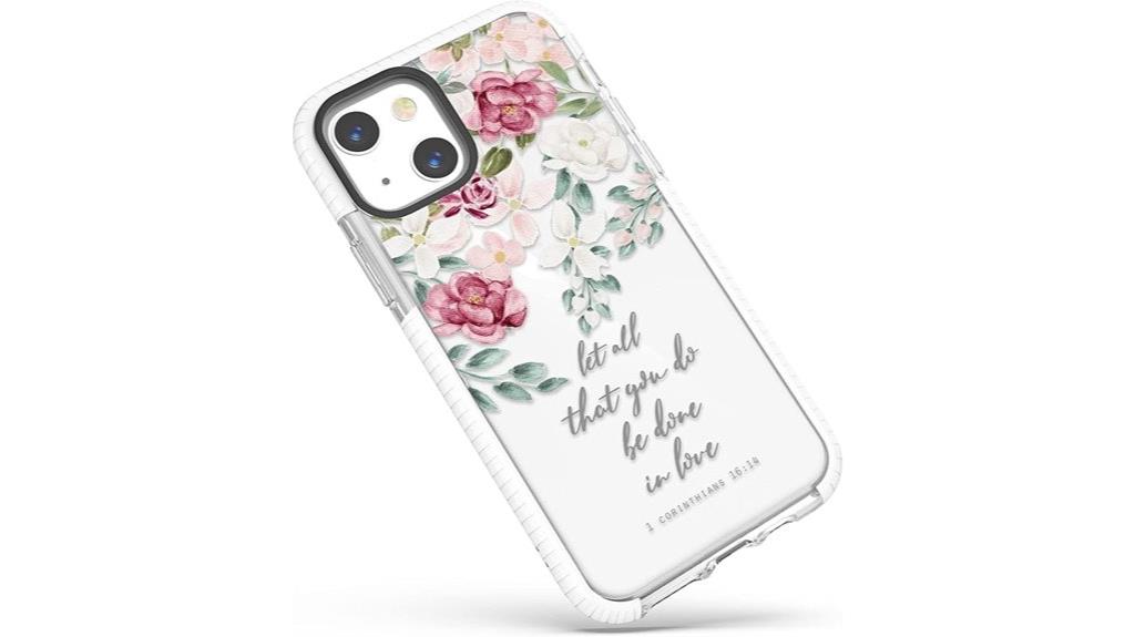 christian rose phone case