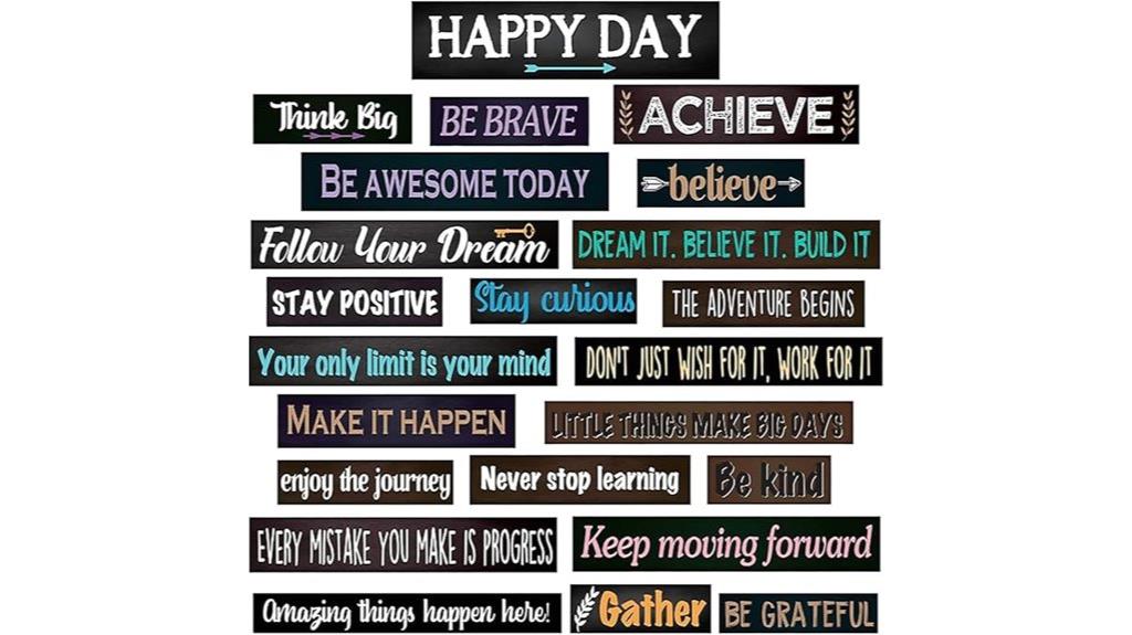 classroom inspirational bulletin set