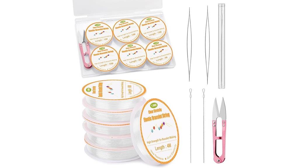 clear elastic jewelry cord