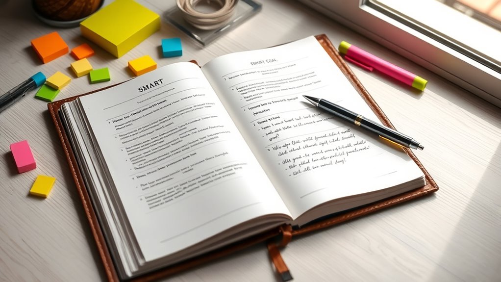 clear flexible goal workbook