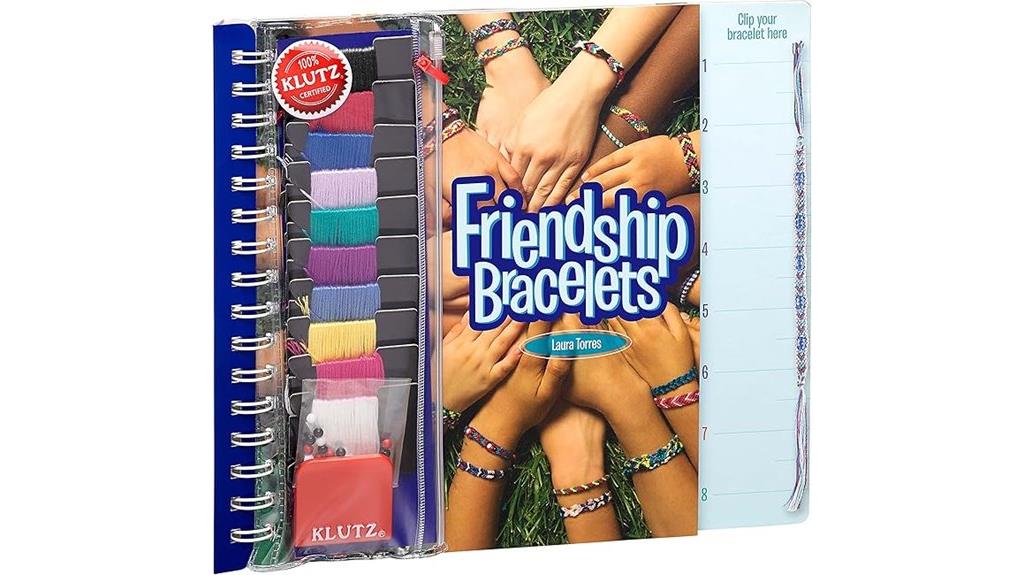 colorful bracelet making kit