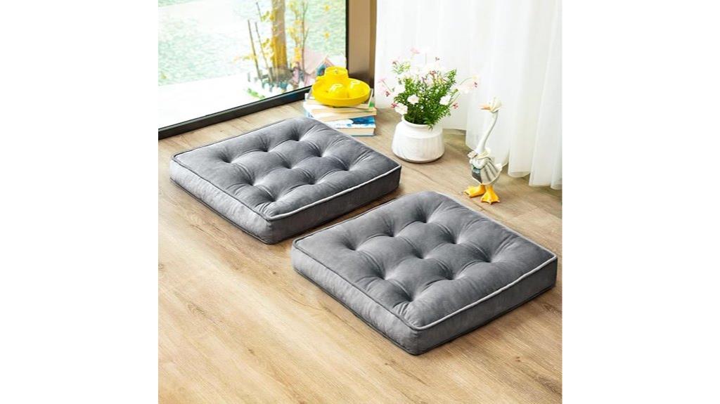 comfortable floor seating cushions