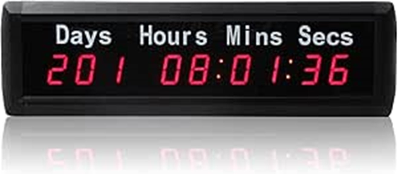 countdown clock with remote