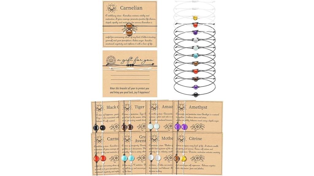 crystal bracelet set
