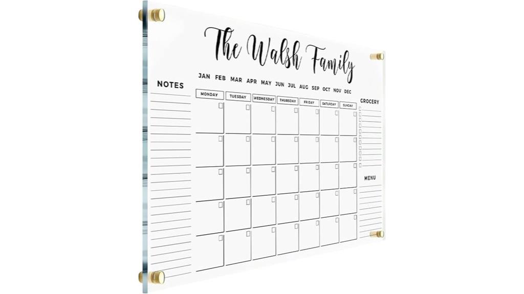 customized family wall calendar