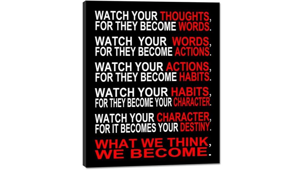decorative motivational classroom poster