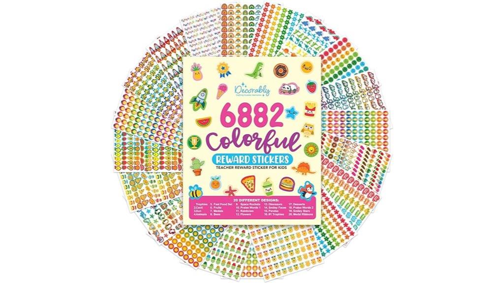 decorative small sticker sheets