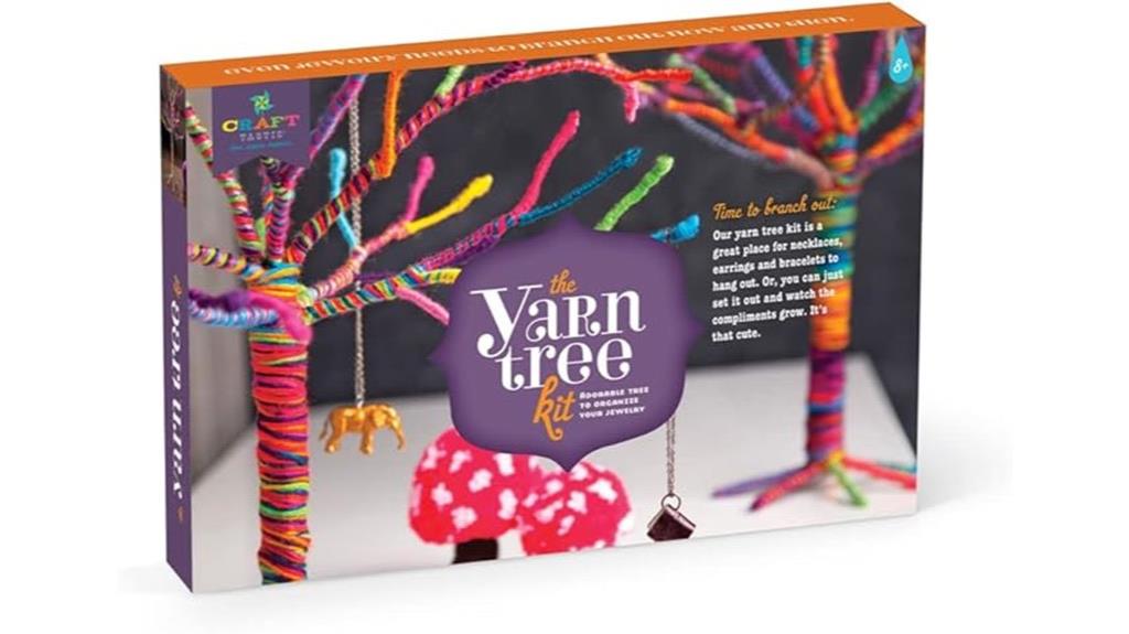 diy yarn jewelry organizer