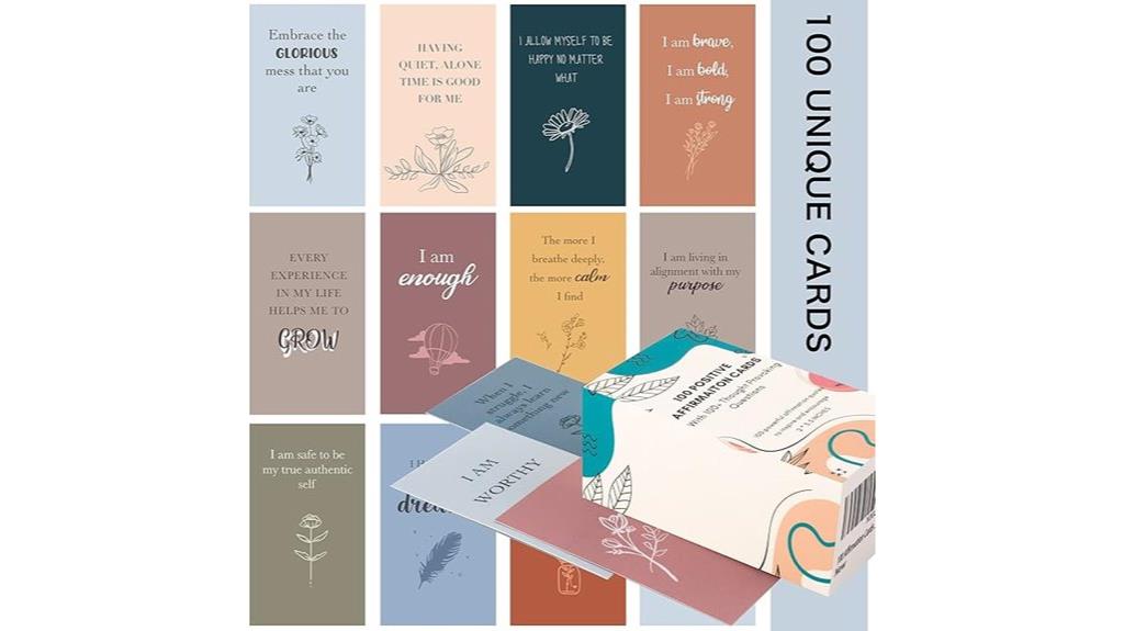 empowering affirmation card collection
