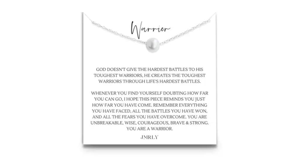 empowering warrior necklace jewelry