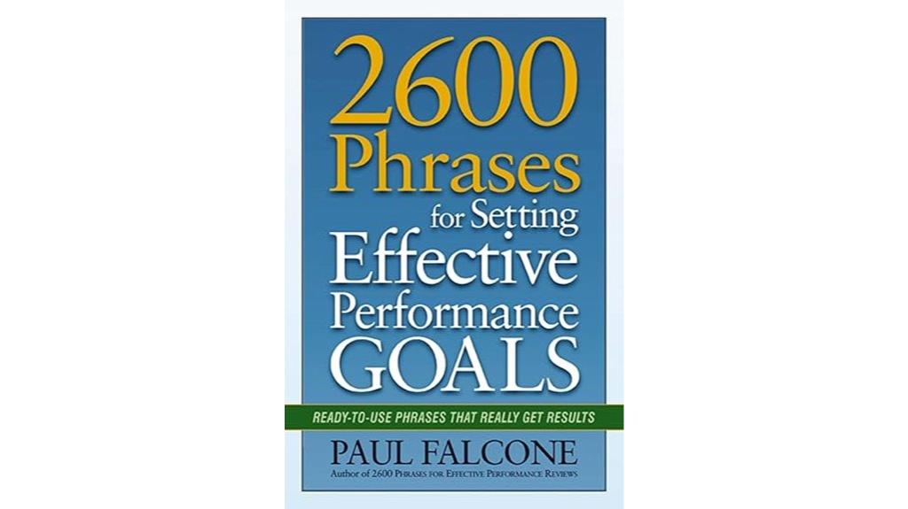 extensive goal setting phrase collection