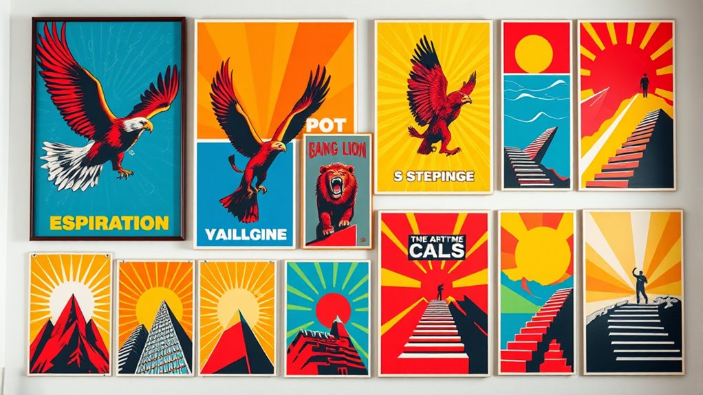 eye catching motivational posters