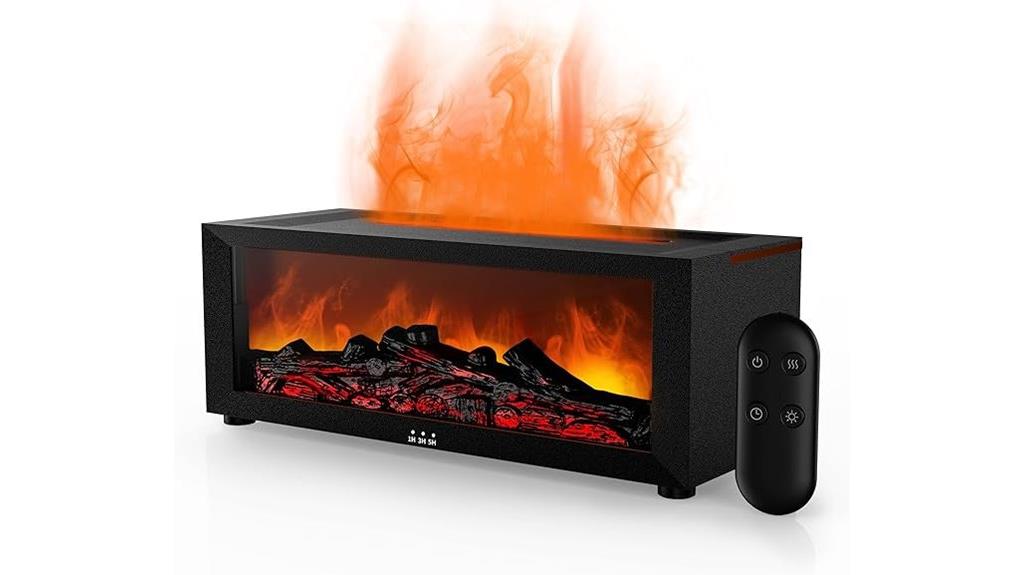 fireplace flame air humidifier